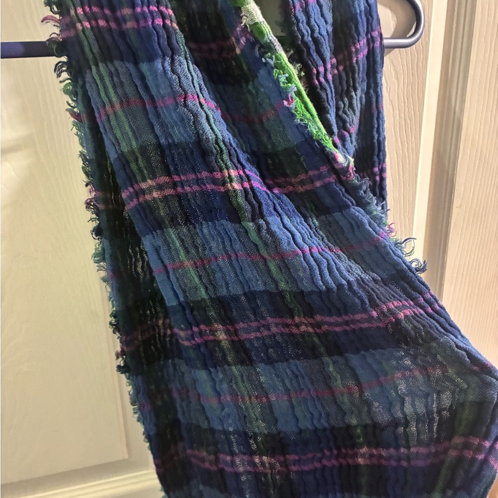 Women’s Plaid Infinity Scarf - Picture 2 of 4